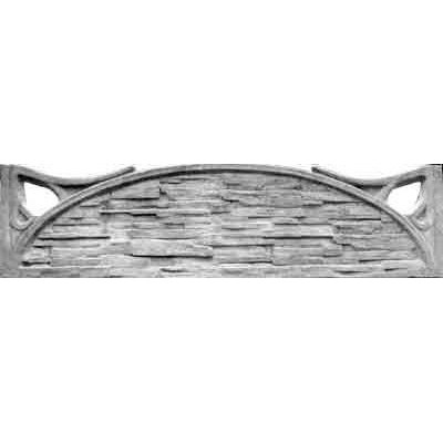 Форма для еврозабора "Піщаник арка" склопластикова