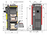 Комбіновані, піролізні, дров'яні, твердопаливні, газові, дизельні (рідкопаливні) котли Atmos DC25SP(L), фото 4