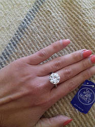 Срібне кільце з великим каменем Персия