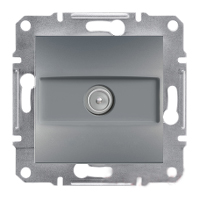 Розетка телевізійна кінцева Schneider Electric Asfora Сталь EPH3200162
