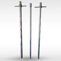 Пробоотборник щуп зерна 2,2м Ø 50мм с ручками алюминиевый