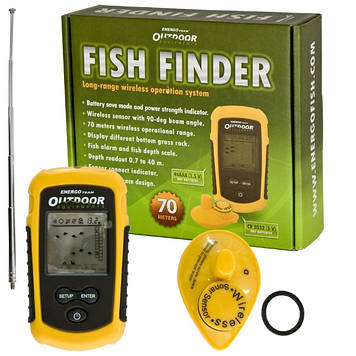 Ехолот "Fish Finder" портативний бездротовий для пошуку риби