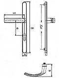 Натискний гарнітур Akpen 28/85/195, білий., фото 6