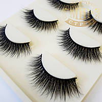 Накладні вії, колір Black, упаковка 3 пари