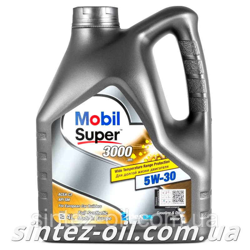 Моторна олива MOBIL SUPER 3000 XE 5W-30 (4 л)