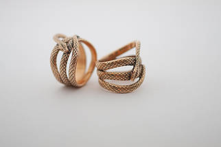 Мудра змія кільце жіноче, срібло 925, золото 585/750., фото 5