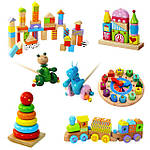 Дерев'яні розвиваючі іграшки