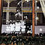 Новорічні наклейки на вікно Зимові пінгвіни (декор сніжинки зірочки символ нового року) матова 700х720 мм, фото 3