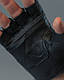 Рукавички чоловічі короткі обрізні шкіряні Lederhandschuhe, ohne Finger, "Deluxe" чорні MFH Німеччина, фото 4