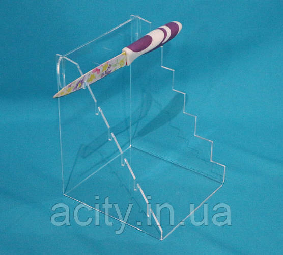 Прозрачная акриловая стойка для продажи ножей (ID#850386489), цена: 220 ...