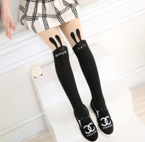 Капронові колготи з імітацією панчохів дитячі, фото 1