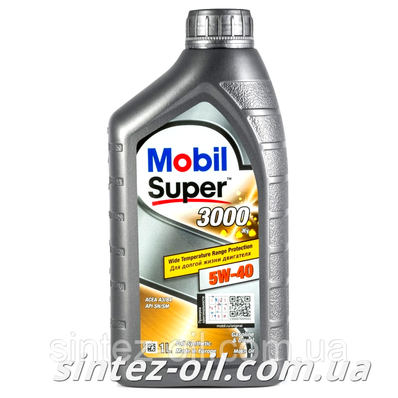 Моторна олива MOBIL SUPER 3000 5W-40 (1 л)