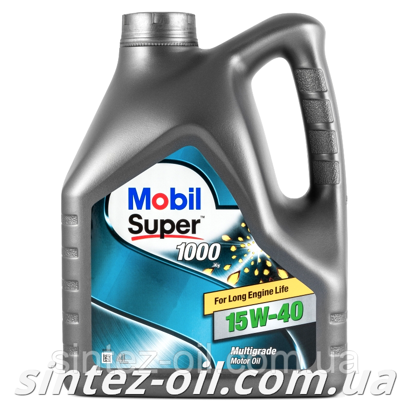 Моторна олива Моторна MOBIL SUPER 1000 15W-40 (4 л)