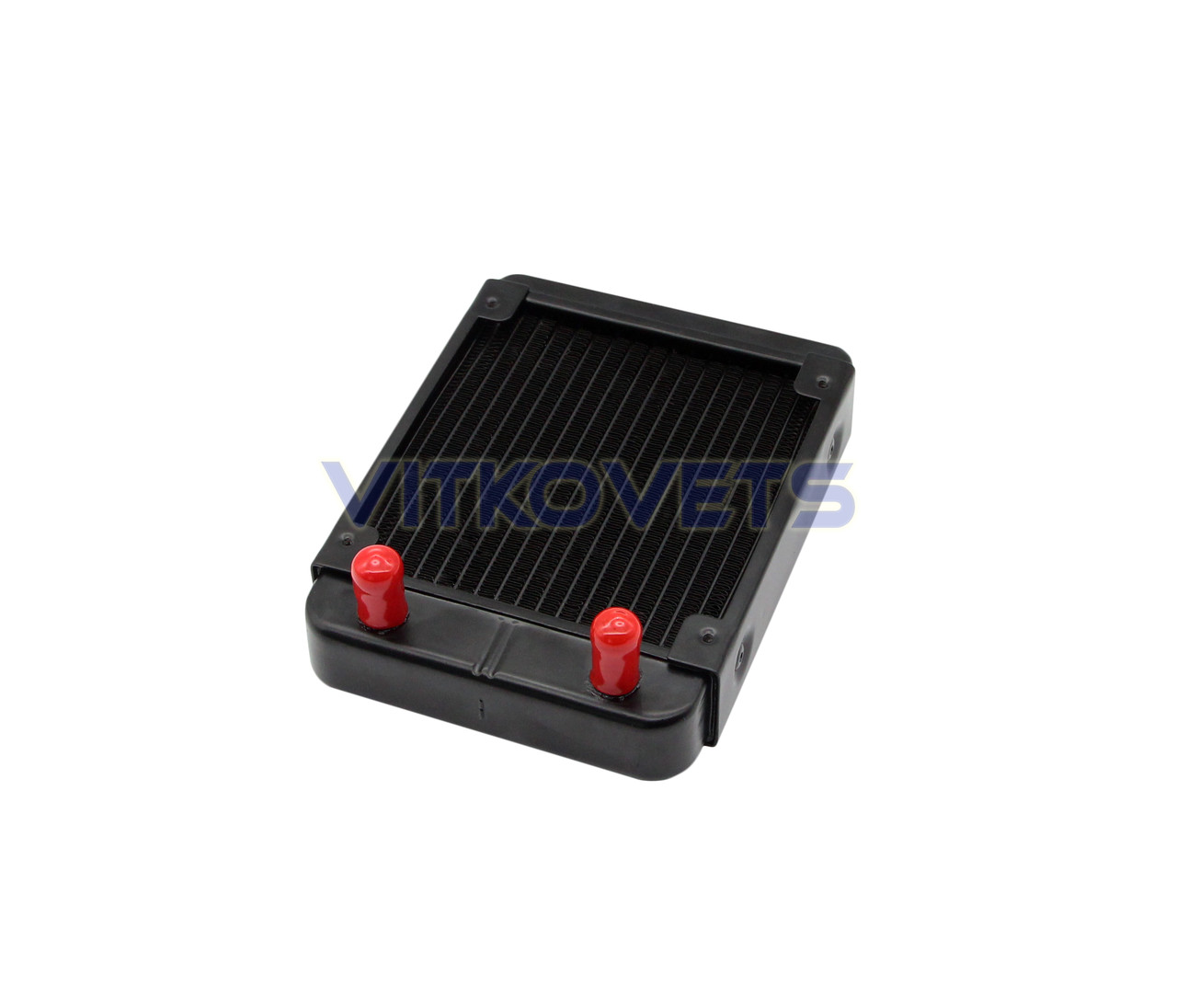 Радіатор зі штуцерами під вентилятор 120х120