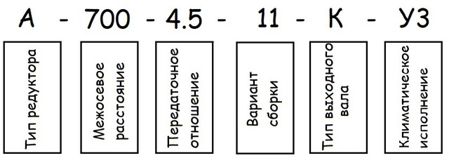 Редуктор А-700 - купить - 