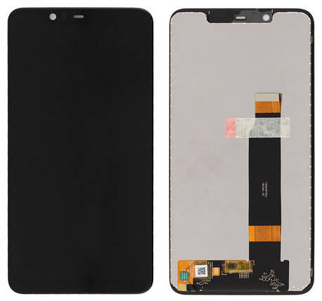 LCD-модуль Nokia 5.1 Plus Dual Sim (TA-1105) чорний, фото 2