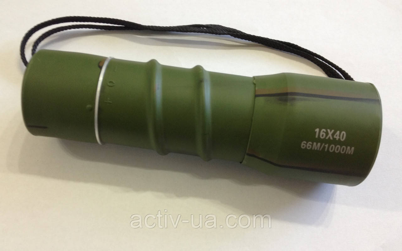 Монокуляр Rembo 16x40 (монокль) 66м/1000м, хакі