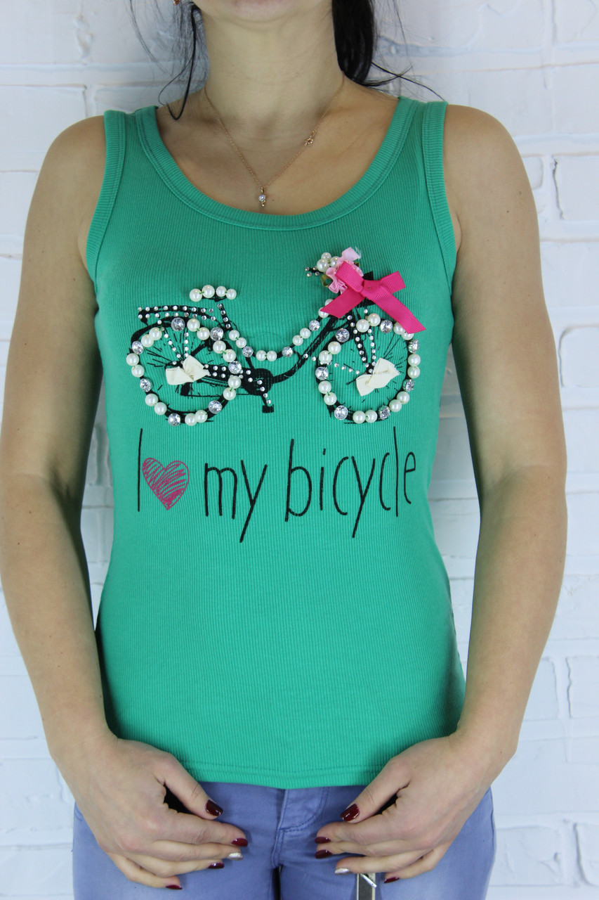 Майка жіноча "Bicycle" асорті