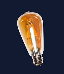 Лампочка "COW лампа LED ST64 6W Amber 2700K E27 RC"