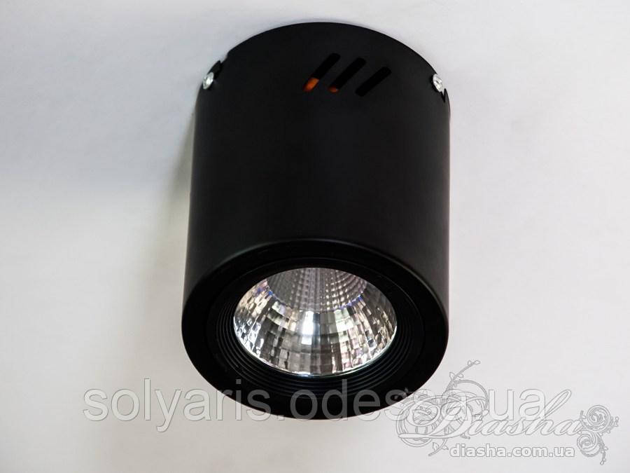 Накладної світлодіодний точковий світильник 10W DB-SR108-COB-10W-B