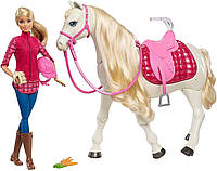 Набор интерактивная лошадь Барби и кукла наездница - Barbie Dream horse Doll Playset (FRV36)