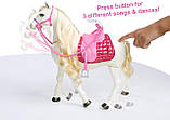 Набір інтерактивний кінь Барбі та лялька вершниця — Barbie Dream horse Doll Playset (FRV36), фото 3