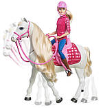 Набір інтерактивний кінь Барбі та лялька вершниця — Barbie Dream horse Doll Playset (FRV36), фото 2