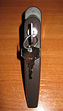 Ручка віконна з ключем Victory, коричнева., фото 3