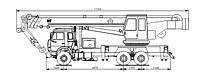 Автокран 32 тонны (КС-5576К)