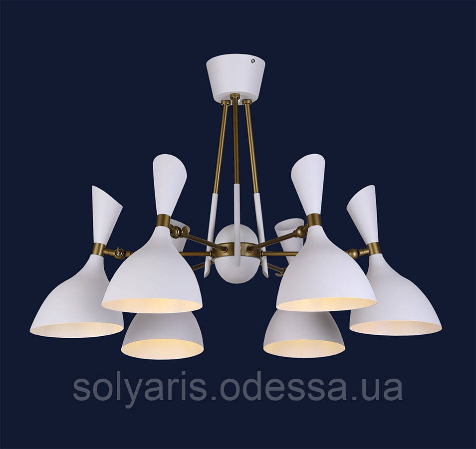 Люстра лофт 756LPR1024-6 WH