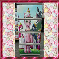 Комод "Єдиноріг" Алеана, купити пластиковий комод, ящик для іграшок