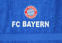 Полотенце махровое банное с символикой FC Baern