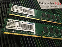 Оперативна пам`ять PATRIOT DDR2 2GB PC2 5300U 667mHz Intel/AMD