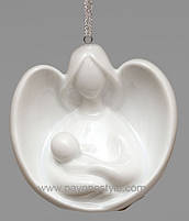 Порцелянова підвісна фігурка Ангел-ліхтар вогнища (Pavone) CMS - 41/13, фото 2