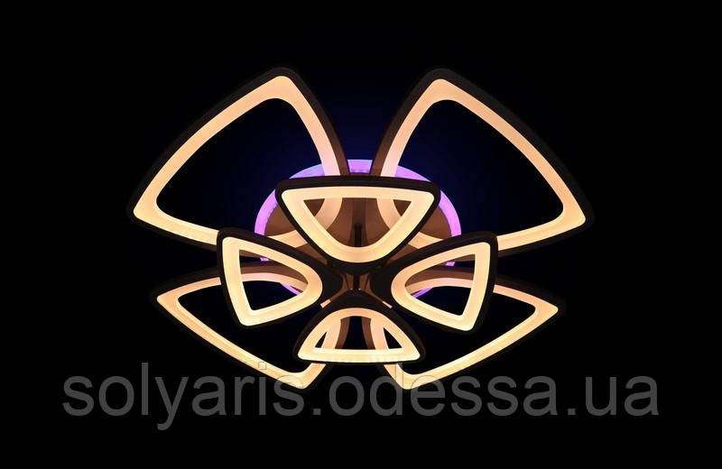 Люстра світлодіодна 5548/4+4 CF LED Dimmer (коричневий)