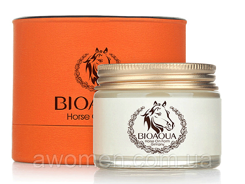 Крем для обличчя Bioaqua Horse Oil Ointment на основі кінського жиру