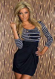 Коротка сукня моряк у смужку