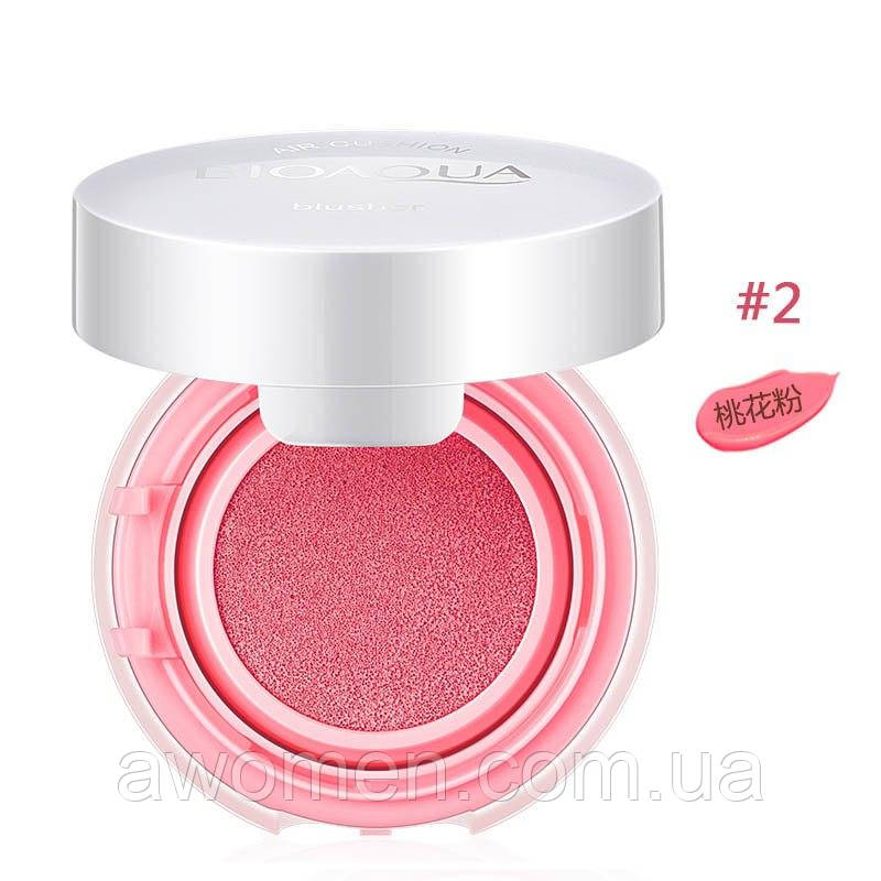 Рум'яна кушон bioaqua Smooth muscle 12 g No2 (Peach Pink)