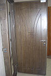 Двері вхідні металеві з плитами шпон дуб на  замовлення виготовляємо, фото 9