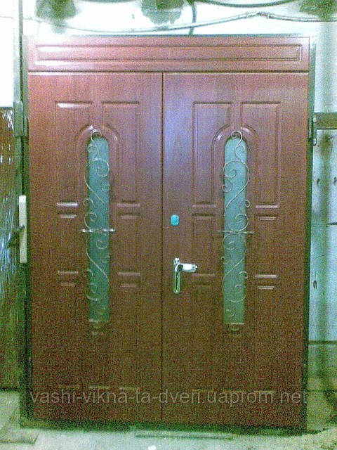 Двері вхідні металеві з плитамиМДФ на замовлення - фото 4 - id-p957205