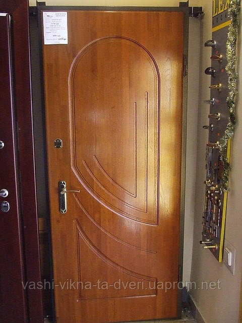 Двері вхідні металеві з плитамиМДФ на замовлення - фото 3 - id-p957205
