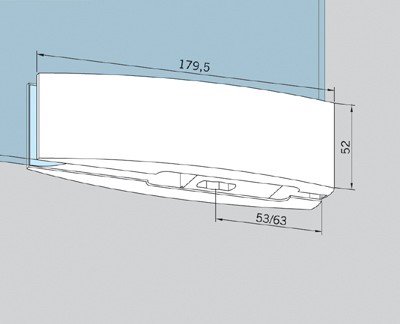 Петля нижняя для маятниковых дверей из стекла Dorma Arcos - фото 1 - id-p6458742