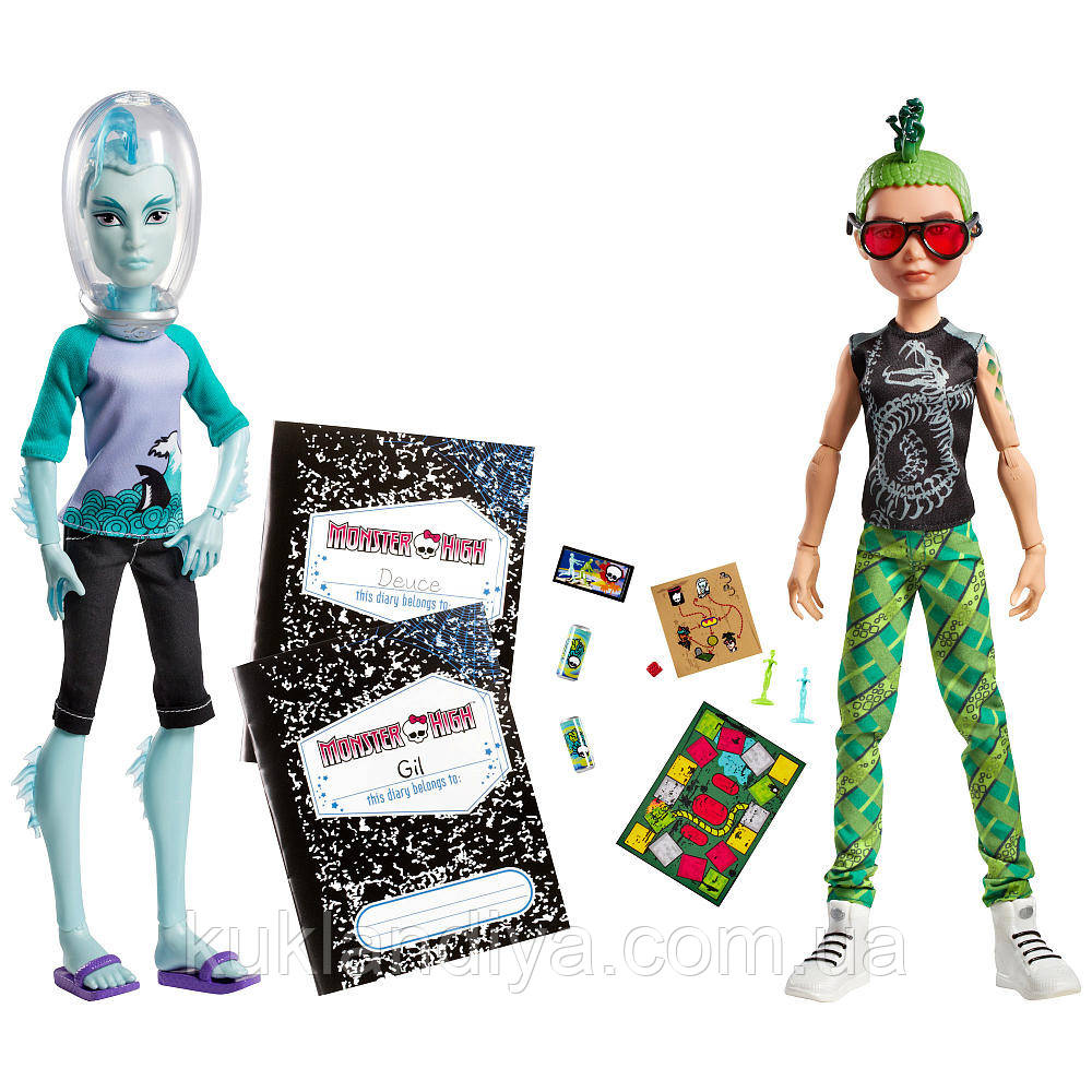 Набір Гіл Веббер і Д'юс Горгон Monster High Mansters Gil Webber& Deuce Gorgon, фото 1