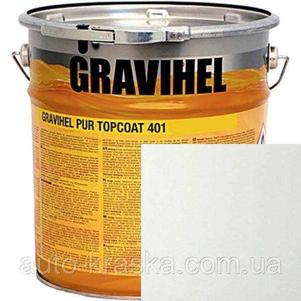 201 БІЛА GRAVIHEL поліуретанова емаль 401-005 напівглянсова 1л, фото 1