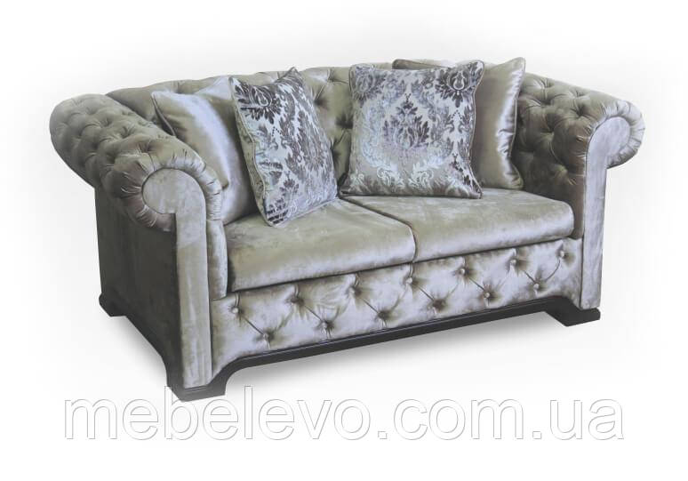 Диван Честер 830х1900х1000мм двійка МКС без накладкок, 0-я категорія