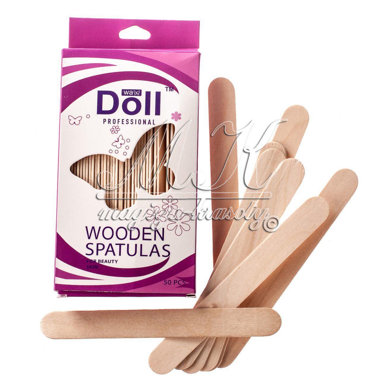 Паличка-шпатель дерев'яний "Doll", 50 шт./пач.