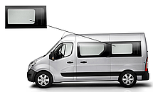 Бічне скло середня база Renault Master 2010-2018 заднє ліве