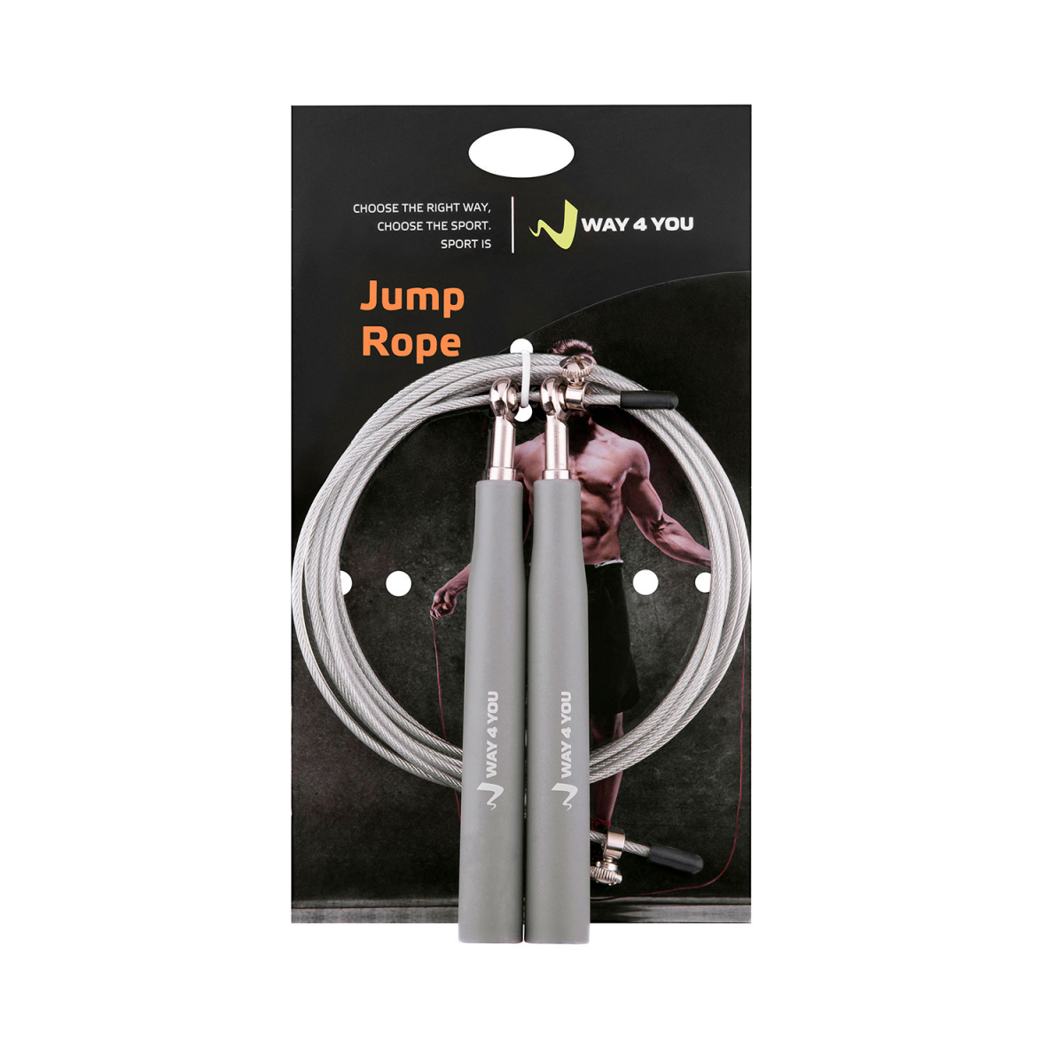 Скакалка Way4You Ultra Speed Cable Rope 300 см (w40036), фото 1