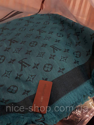 Хустка Louis Vuitton зелена комбі, фото 1