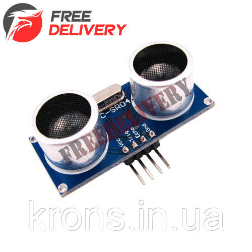 Ультразвуковий датчик відстані HC-SR04, модуль Arduino